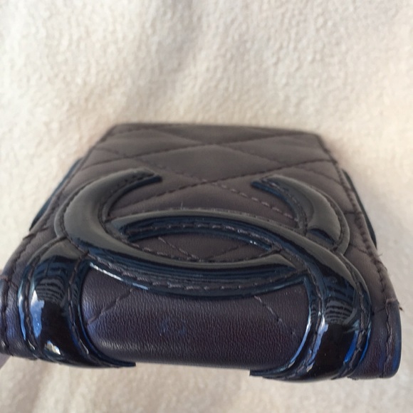 Authentic Chanel Brown Leather Quilted Cambon iPod Phone Case - Picture 12 of 14